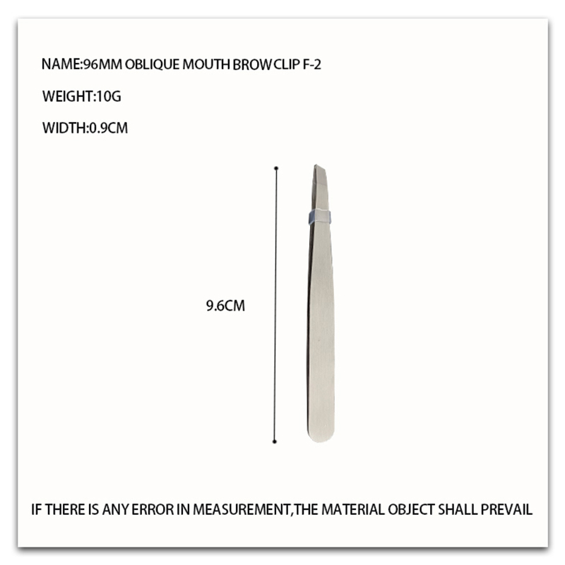 Pinza plana para cejas F-1/pinza oblicua para cejas F-2